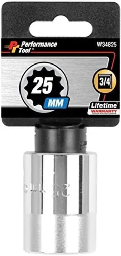 Miniatura 16 de Performance Tool W34855 - Llave de vaso estándar de 12 cantos de 3/4" 55mm
