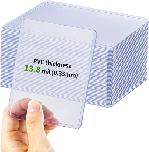 Miniatura 2 de 100 Toploaders para tarjetas, protector de tarjetas Toploader 35PT, fundas de plástico duro de 3 x 4 pulgadas, protector de tarjeta de béisbol