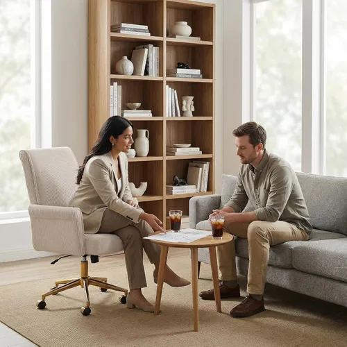 Miniatura 2 de Silla de escritorio de terciopelo con rayas para oficina en casa, silla tapizada moderna ajustable en altura y giratoria con ruedas, silla Silla
