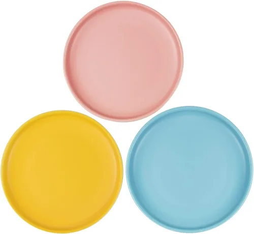 Miniatura 7 de Plato de cerámica poco profundo para gatos de 6 pulgadas, cuencos de comida para gatos sin fatiga, plato ancho y pequeño para gatitos y gatitos
