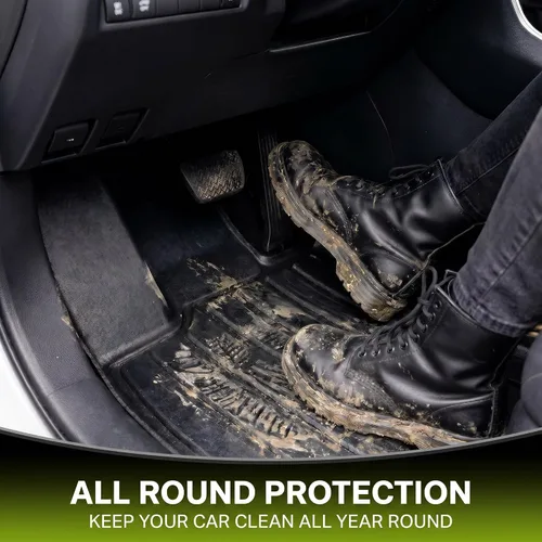 Miniatura 7 de AUTOSAVER88 Alfombrillas para RAV4 2019-2025, juego de alfombrillas de goma TPE antideslizantes para todo tipo de clima, accesorios automotrices