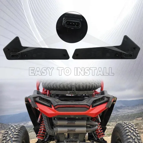 Miniatura 4 de RZR 1000 XP Luz trasera LED de freno central de repuesto compatible con Polaris RZR RS1 1000 XP 2019-2022 2017 2018 2019 SPORTSMAN 1000 RZR XP TURBO