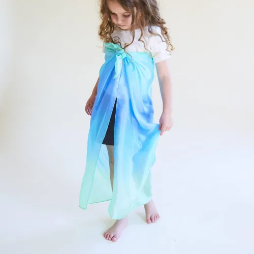 Miniatura 7 de Sarah's Silks Telas Encantadas de Seda, Bufandas 100% de Seda para Niños y Pequeñitos, Juguetes Sensoriales Bufandas Cuadradas Brillantes
