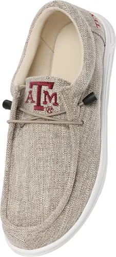 Miniatura 4 de FOCO Men's NCAA College Team Logo Lightweight Loafers Lace Up Cotton Knit Shoes