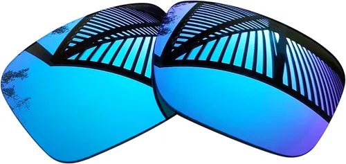 Miniatura 4 de 6 pares de lentes de repuesto para gafas de sol Oakley Holbrook XL OO9417 – negro sólido, esmeralda, azul hielo, rojo fuego, titanio y transparente