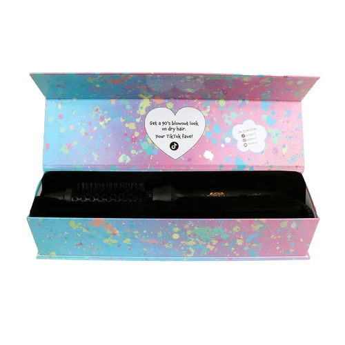 Miniatura 4 de Aria Beauty Cepillo térmico iónico – Herramienta de peinado caliente para golpes perfectos – No sopla aire – Cepillo redondo de cerámica – Diseño