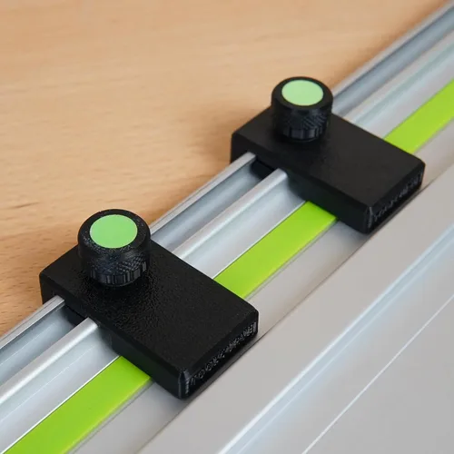 Topes de límite de riel guía compatibles con rieles Festool