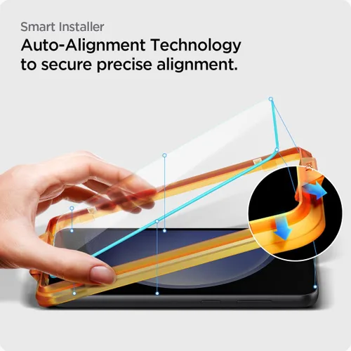 Miniatura 3 de Spigen Protector de pantalla de vidrio templado [GlasTR AlignMaster] diseñado para Galaxy S23 FE - Paquete de 2