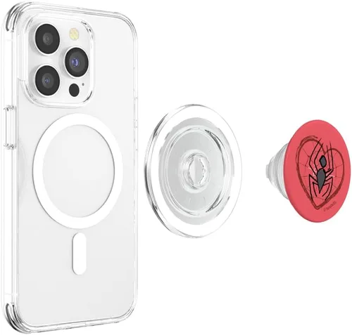 Miniatura 4 de Marvel PopSockets MagSafe PopGrip de corazón para el día de San Valentín de Spider-Man para iPhone