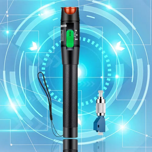 1 pieza Localizador Visual Profesional de Fallos en Fibra Óptica - Incluye 1 pieza Adaptadores FC/LC Monomodo 9/125μm | para Mantenimiento de Cables