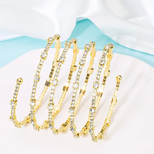 Miniatura 7 de Gold Bracelets for Women, Dainty Bracelets for Women Trendy, 14K Real Gold Bracelets Stack With Heart, Beaded, Cuban, Paperclip, Snake, Rope, Pearl
