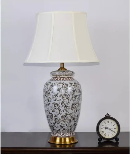Miniatura 6 de Lamp for Desk Creative Hotel Table Lamp Nordic Retro Ceramic Table Lamp Living Room Study Bedroom Bedside Table Decorative Lamp Desk Lamps for Home