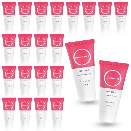 Miniatura 11 de Acondicionador de tamaño de viaje a granel envuelto individualmente, mini muestra de cabello, acondicionador de prueba para hombres y mujeres