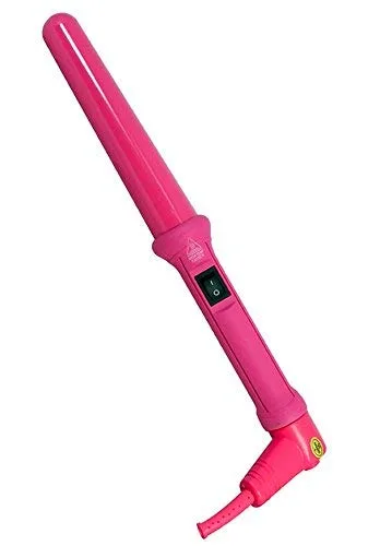 Miniatura 2 de Neo Hot Pink Twister - Rizador con tecnología infrarroja, perfectamente definido, rizos de larga duración, rizador único de acción de presión que