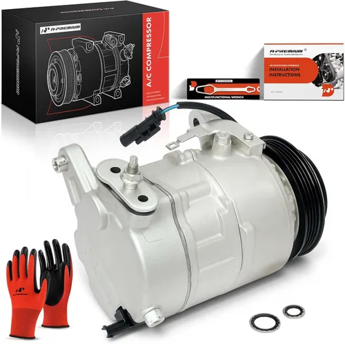 Miniatura 10 de A-Premium Compresor de aire acondicionado con embrague Compatible con Chevrolet Silverado 1500 2019-2024, Silverado 2500/3500 HD 2020-2025 y GMC