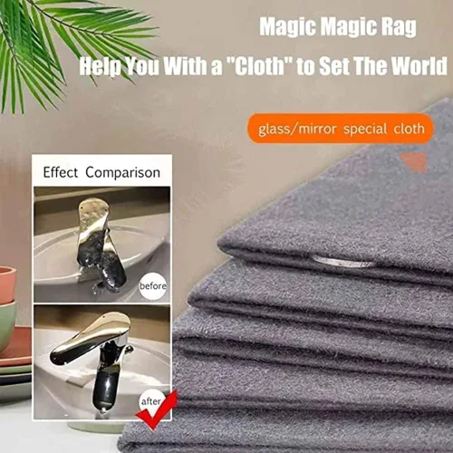 Miniatura 3 de Myhomepleasure - 5 paños de limpieza mágicos de microfibra, toallitas de limpieza, paño de limpieza mágico, paño de limpieza de ventanas (negro)