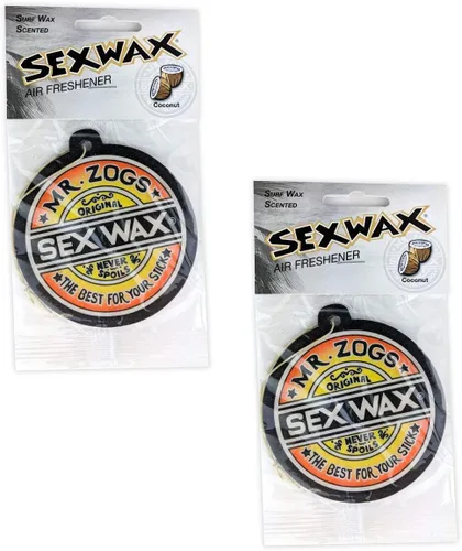 Miniatura 8 de Sex Wax Ambientadores de aire paquete de 6 (aroma de coco de 3 X y aroma de piña de 3 X)