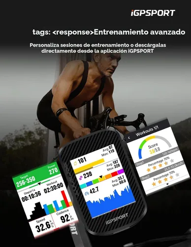 Miniatura 6 de iGPSPORT BSC300T Ordenador de bicicleta inalámbrico GPS, navegación GPS con pantalla táctil, mapas sin conexión, advertencia fuera de ruta, Pantalla