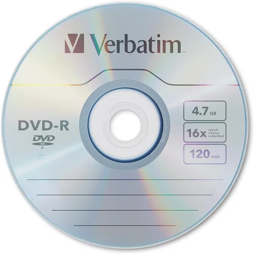 Miniatura 2 de Verbatim DVD-R Discos en Blanco AZO Dye 4.7GB 16X Discos Grabables - Husillo de 50 Unidades, Plateado