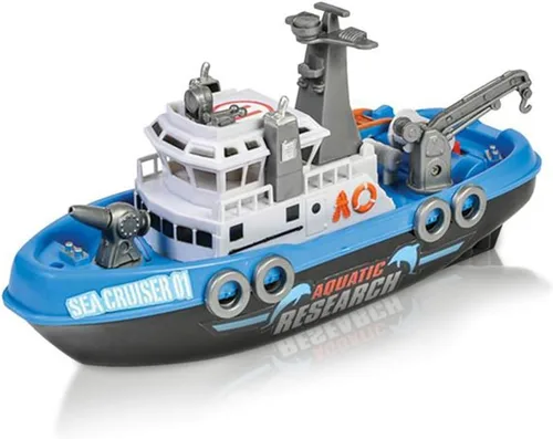 ArtCreativity Barco de investigación acuática, barco de juguete a pilas para niños, flotadores en el agua, bañera flotante y juguete de piscina para