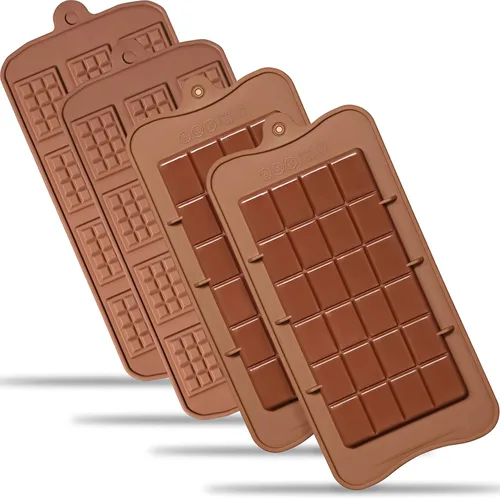 Miniatura 12 de Anaeat Molde cuadrado de silicona para dulces de 126 cavidades, paquete de 2 mini moldes de silicona antiadherente para caramelos caseros, gelatina