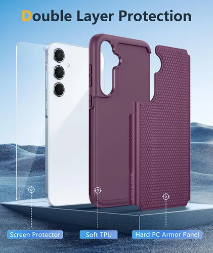 Miniatura 193 de FNTCASE Funda para iPhone 17 Pro: Fundas delgadas translúcidas de color azul claro compatibles con MagSafe, protección completa de la cámara