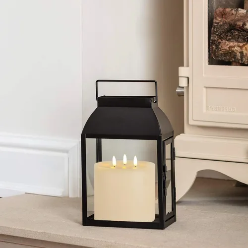 Miniatura 8 de Amagic Velas sin llama extra grandes de 6 x 6 pulgadas con 3 mechas, velas a pilas con control remoto y temporizadores, velas LED de pilar de 6