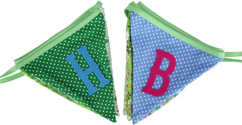 Miniatura 5 de Cartel verde de feliz cumpleaños, 13 piezas con temática de vegetación, suministros de fiesta de cumpleaños, decoración colgante de guirnalda