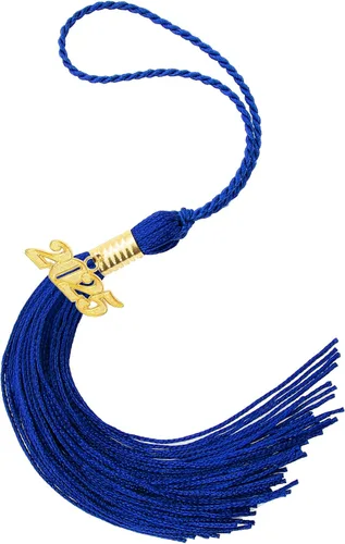 Miniatura 36 de Borla 2025, 1 unidad, borla de graduación para graduados 2025, borla 2025 con dijes de fecha dorada 2025 para fiestas de graduación, ceremonias