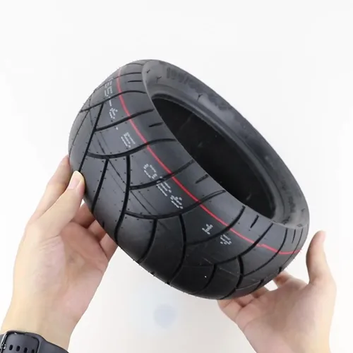 Miniatura 3 de Neumático de repuesto sin cámara a prueba de explosiones de goma resistente de 11" 100/55-6.5 para neumático 90/65-6.5 de scooter eléctrico, ATV