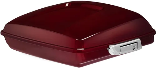 Miniatura 40 de HR3 Amber Whiskey 5.5" Equipaje de maletero tipo navaja con cierres Compatible con Street Glide FLHX 2014 2016 Road Glide FLTRX (Reemplaza al OEM)
