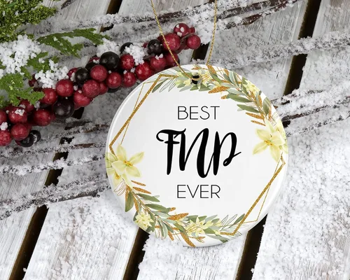 Miniatura 2 de Family Nurse Practitioner Christmas Ornament - Christmas Ornament Gift for Fnp - World's Best Fnp - Best Fnp Ever - Family Nurse Practitioner Gifts