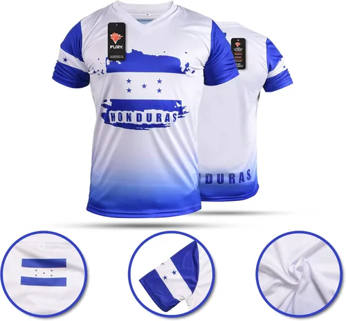 Miniatura 6 de Fury Camiseta de futbol de Honduras - Camiseta de fútbol Honduras - Camiseta de fútbol de Honduras HombresHombreMujerUnisex