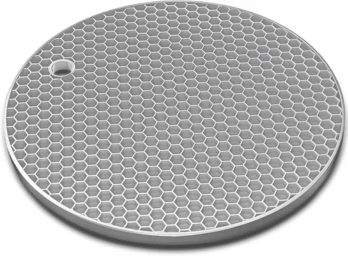 Miniatura 19 de TENOC Alfombrillas Trivet de Silicona Antideslizantes, Resistentes al Calor y que Atrapan Agua para Vasos de Agua y Tazas de Té y Tazas de Café