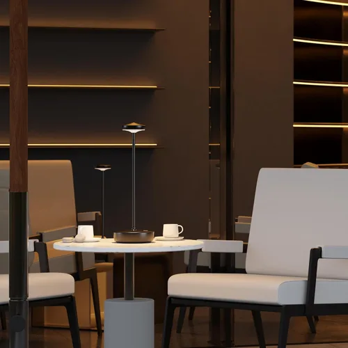Miniatura 5 de Lámpara de mesa LED recargable inalámbrica, lámpara de mesa de 5000 mAh con tacto para exterior, lámpara de mesa portátil con batería, con función