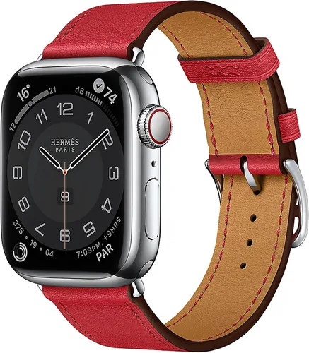 Miniatura 35 de LB1 - Correa de cuero para Apple Watch para mujeres y hombres, SE Ultra 2 de 1.575 in 1.732 in 1.811 in 1.654 in 1.772 in 1.614 in 1.496 in 1.929 in