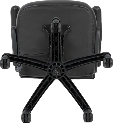Miniatura 10 de Flash Furniture X10 LeatherSoft - Silla de juegos con respaldo alto estilo carreras con brazos abatibles, silla giratoria ergonómica acolchada