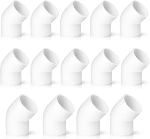 Miniatura 11 de Tapa de extremo de PVC de 1 pulgada, paquete de 10 conectores de codo de tubería, accesorios de tubería de PVC SCH40 de grado para muebles