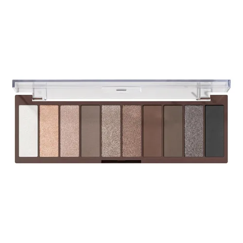 e.l.f. Paleta de Sombras de Ojos Perfect 10, Diez Tonos Nude Ultra-pigmentados, Fórmula Mezclable, Vegano y Libre de Crueldad, Everyday Smoky (El