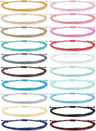 Long tiantian Pulseras de surfista de verano para mujer, pulseras de playa bohemias impermeables para adolescentes, lindas pulseras de tobillo para