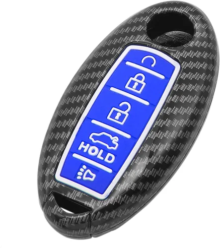 Miniatura 8 de Smart Key Fob Case 3D Carbon Fiber ABS Plastic Emboss Cover para Infiniti JX35 Q50 Q60 QX56 QX60 QX80 para NISSAN ALTIMA ARMADA MAXIMA MURANO