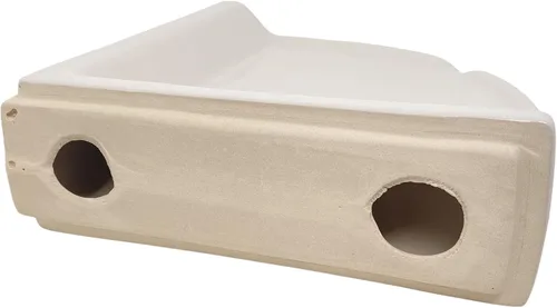 Miniatura 5 de Tenedos Accesorio de baño de cerámica esmaltada con almendra de hueso (ducha de esquina de gran tamaño)-no apto para instalación en superficie
