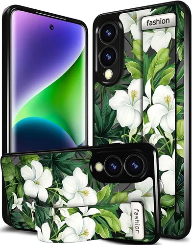 Miniatura 109 de Compatible para Samsung Galaxy S23 Funda Bonita con Correa Soporte Dedo Kickstand, Fundas de Silicona Geniales de Diseñador Funda Cover - Mariposa