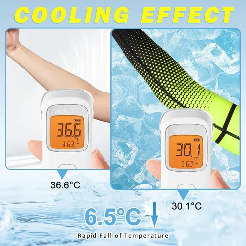 Miniatura 36 de beister Mangas de compresión de enfriamiento con protección solar UV para hombres y mujeres ciclismo