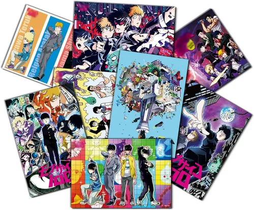 Miniatura 8 de Juego de 8 pósteres ePanda, de anime japonés