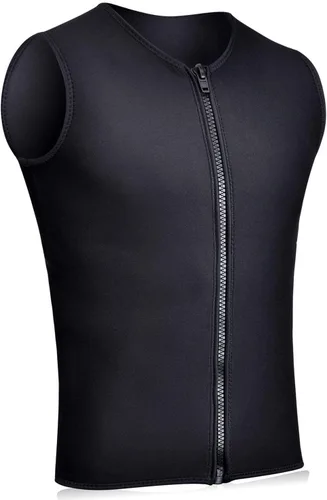 Miniatura 12 de Wetsuits Top Jacket Women Men 2mm Neoprene Long Sleeve Shirt Front Zipper Vest Wet Suit Keep Warm for Adult Youth Diving Surfing Swimming Water