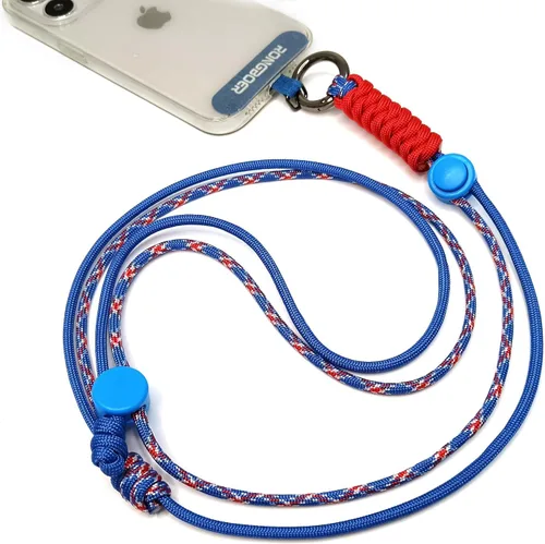 Miniatura 10 de Cordones para teléfono celular alrededor del cuello, cordón de muñeca para llaves, cordones para insignias de identificación, cordón ajustable