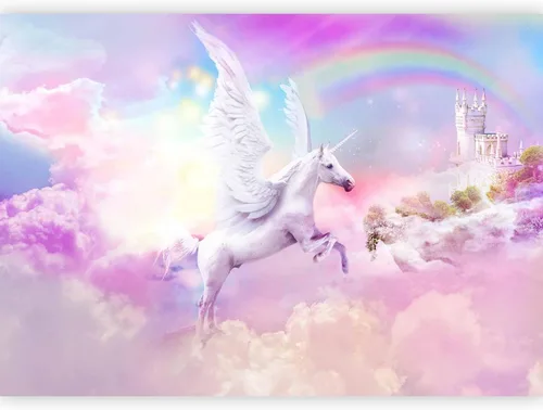 Miniatura 17 de artgeist Mural Pegaso Unicornio 79x55 pulgadas - Papel pintado no tejido de forro polar Decoración de pared Impresión fotográfica Diseño de imagen