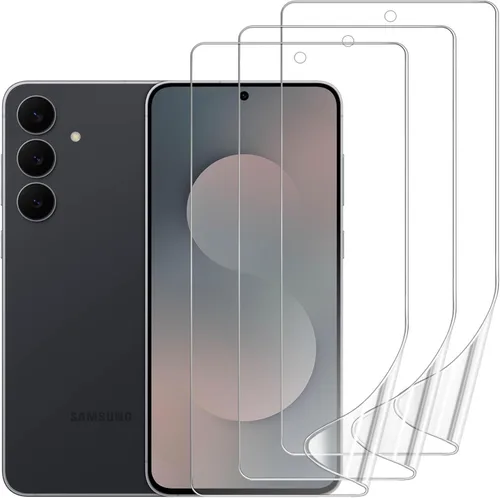 Miniatura 27 de Paquete de 3 protectores de pantalla compatibles con Samsung Galaxy S21 FE 5G de 6.4 pulgadas, película de hidrogel de TPU suave transparente HD
