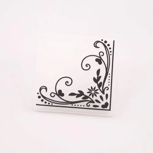 Miniatura 2 de Plantilla de carpeta de grabación en relieve de plástico con encaje para bricolaje álbum de recortes, álbum de fotos, tarjetas, fabricación